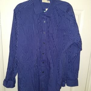 Michael Michael Kors Striped Long Sleeve Button Up Shirt Men’s sz 17-34/35.